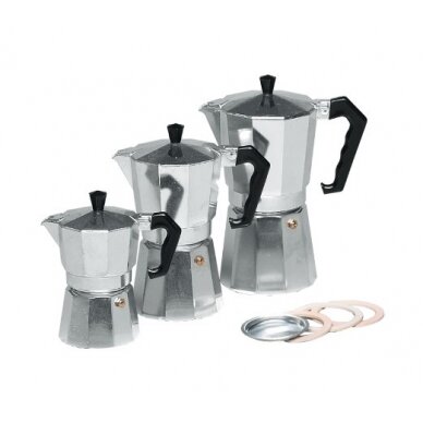 Espresso kavinukas "ALU" (3-6-9-12 puodelių) 2