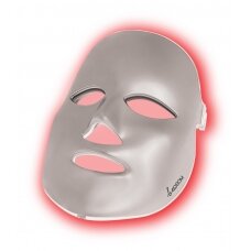 LED šviesos terapijos kaukė veidui, sidabrinė BEOSOMSR11SILV