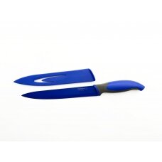 Peilis pjaustymui su dėklu 20cm, mėlynas