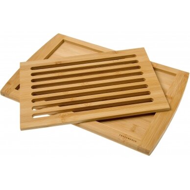 Pjaustymo lentelė duonai, bambukinė, 42x28.5 cm 1