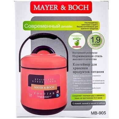 Termosas maistui, 1,9 l, Mayer&Boch, MB-905 6