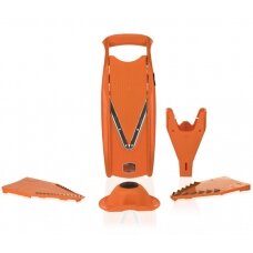 Trintuvė-pjaustyklė V5-Hobel oranž. su stoveliu ir laikikliu daržovei 52033